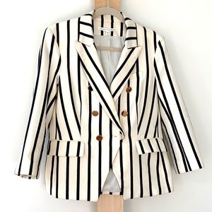 Veronica Beard pinstripe dickey jacket